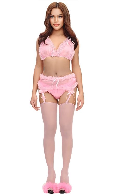 Kimmie Suspender and Panty Set